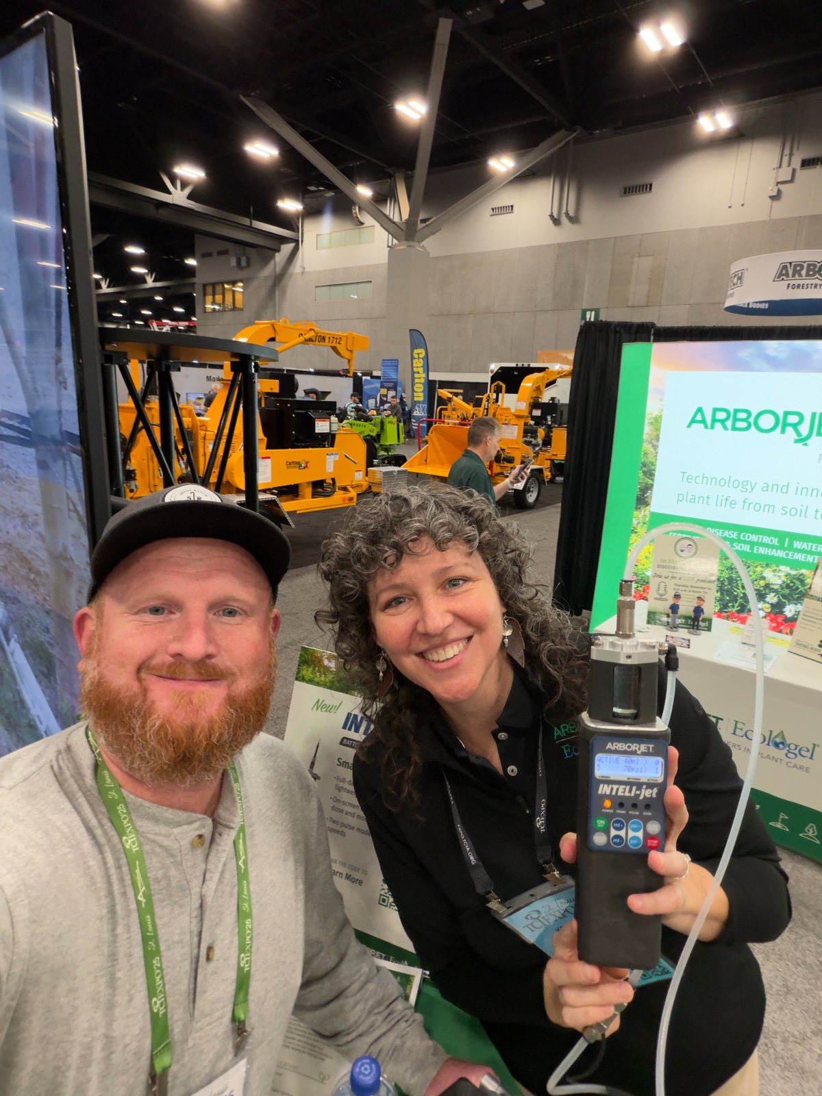 Plant health care equipment demonstration at arborist training